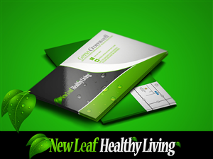 Business Card Design by biili for New Leaf Healthy Living | Design: #2206334