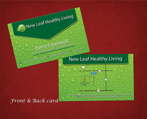 Business Card Design by Akaram Advertising for New Leaf Healthy Living | Design: #2196538