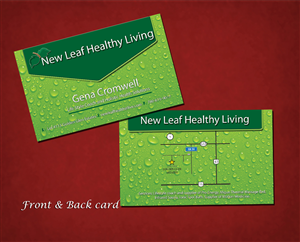 Business Card Design by Akaram Advertising for New Leaf Healthy Living | Design: #2196539