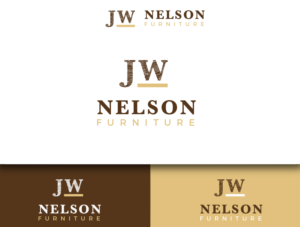 Logo Design by wonderland for Nelsons Just Wood Furniture | Design: #10310829
