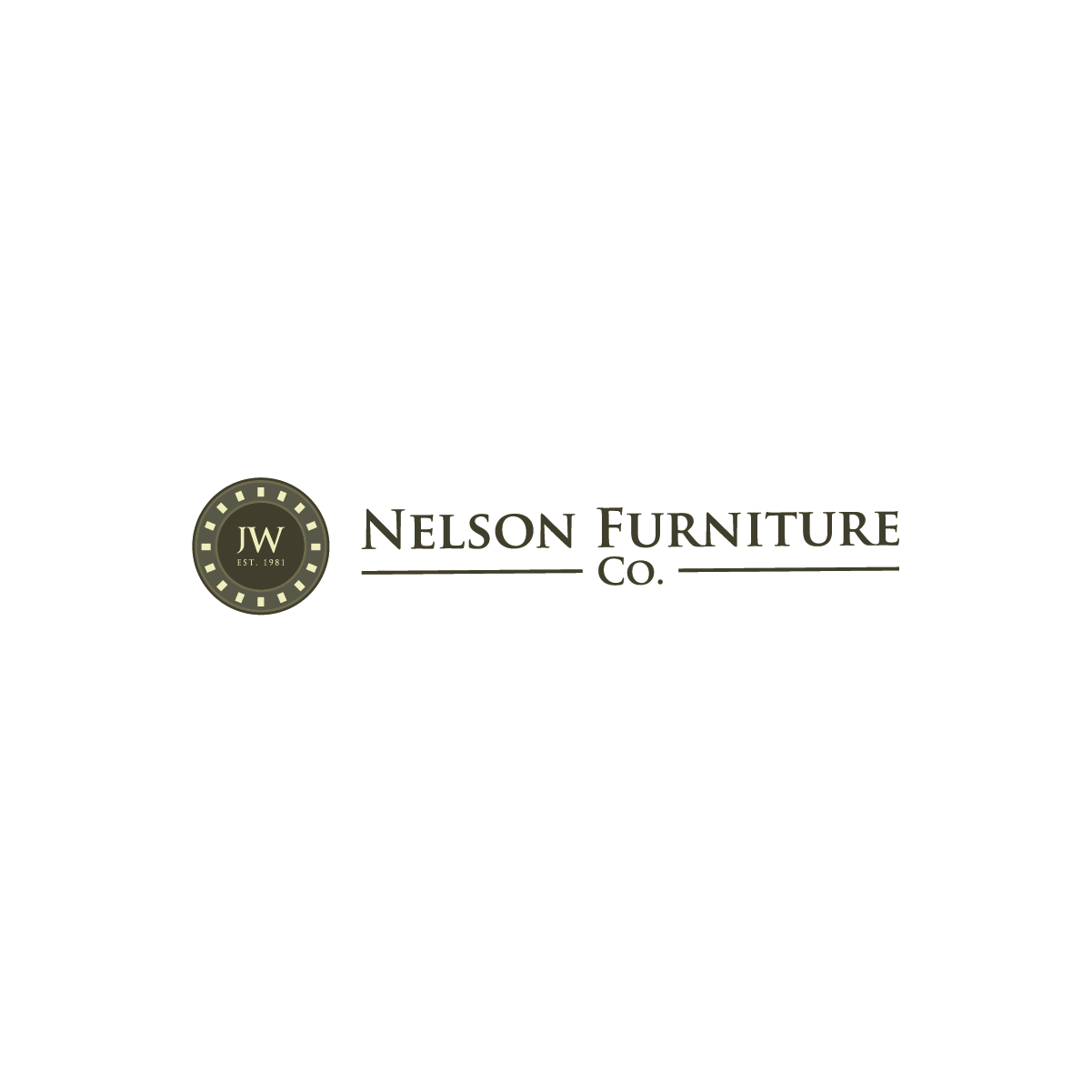 Logo-Design von phraimsondesign für Nelsons Just Wood Furniture | Design #10334841