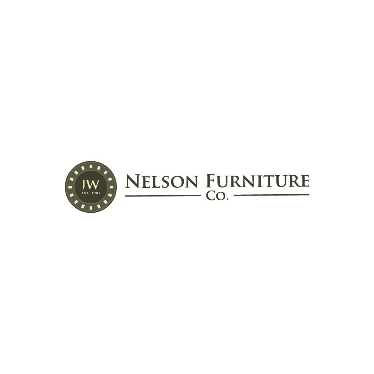 Logo Design by phraimsondesign for Nelsons Just Wood Furniture | Design #10334870