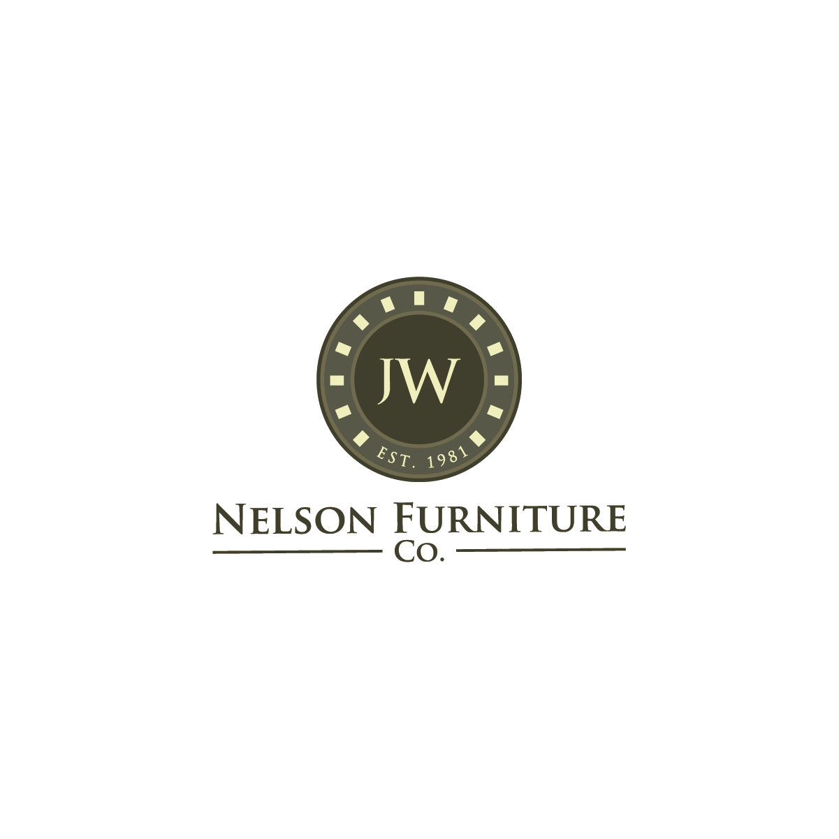 Logo Design by phraimsondesign for Nelsons Just Wood Furniture | Design #10334911