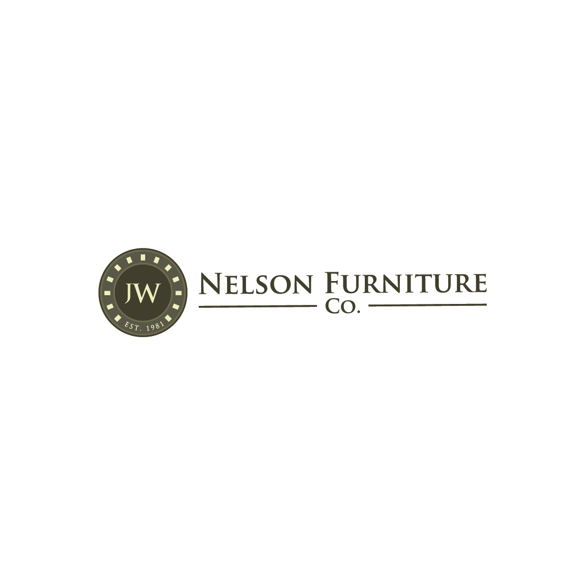 Logo Design by phraimsondesign for Nelsons Just Wood Furniture | Design #10334915