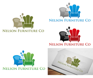 Logo Design by Mars Multimedia for Nelsons Just Wood Furniture | Design: #10332739