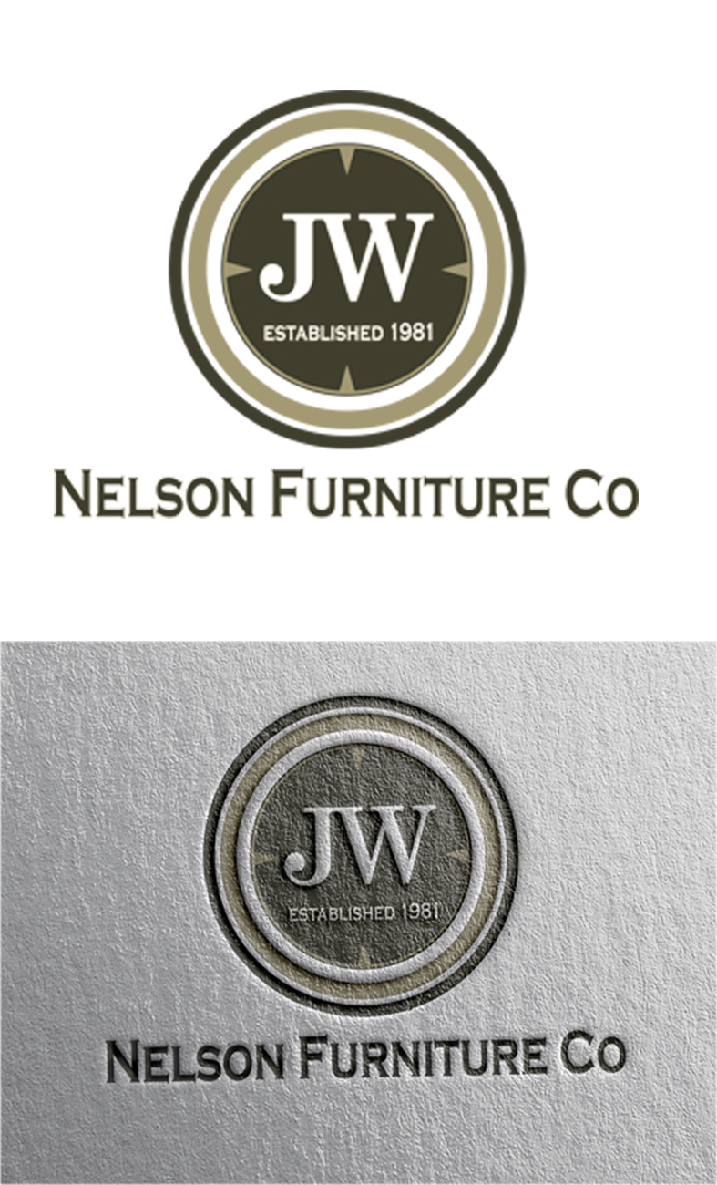 Logo Design by goranvisnjic82 for Nelsons Just Wood Furniture | Design #10332542