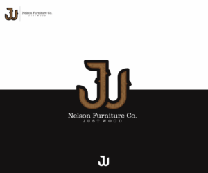 Logo Design by albertlatifi for Nelsons Just Wood Furniture | Design: #10316447