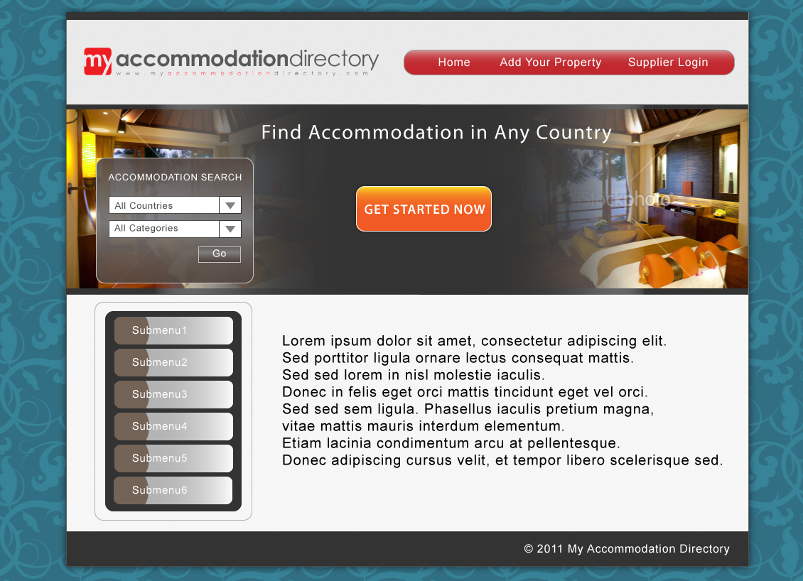 Web Design by somedon for this project | Design #455732