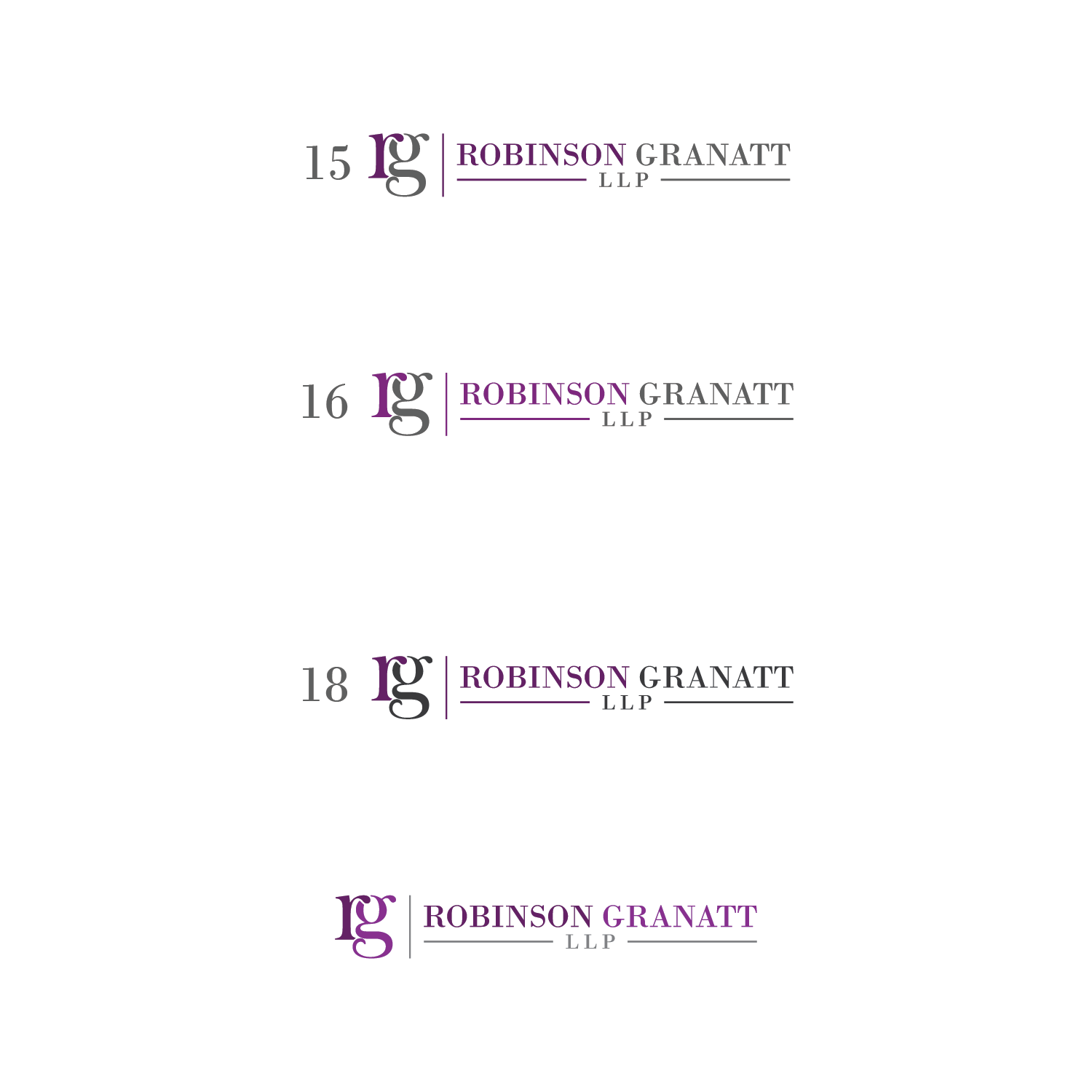 Logo-Design von marius.b für Robinson, Granatt and Company, LLP | Design #10713549