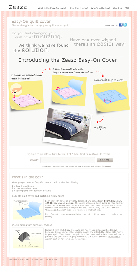 Landing Page Design by ReyeR for this project | Design #473780