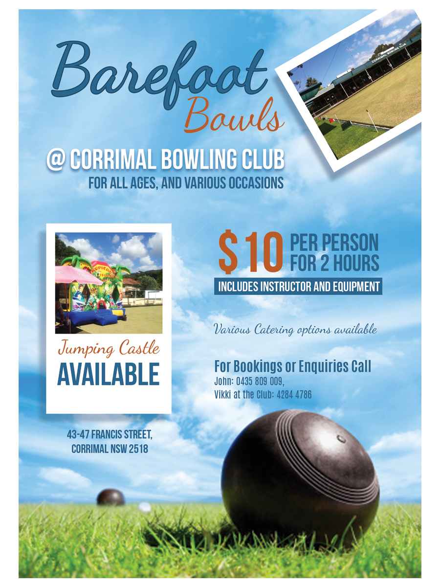 Design de Flyer par LeonFX pour Corrimal Bowling Club Ltd | Design #10452282