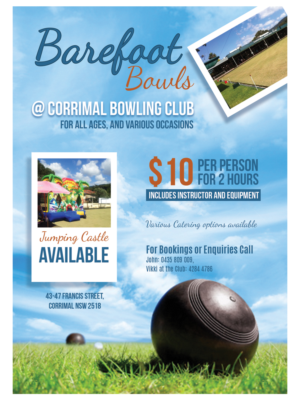 Flyer Design by LeonFX for Corrimal Bowling Club Ltd | Design: #10452282