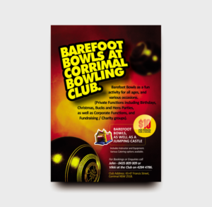 Flyer Design by vikas naik for Corrimal Bowling Club Ltd | Design: #10343859