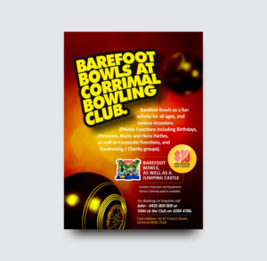 Flyer Design by vikas naik for Corrimal Bowling Club Ltd | Design: #10457871