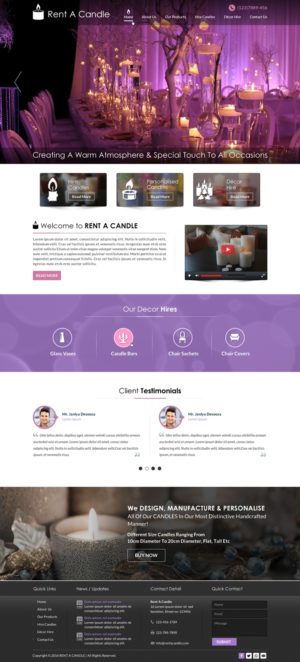 Web Design par Sbss pour ce projet | Design : #10349117