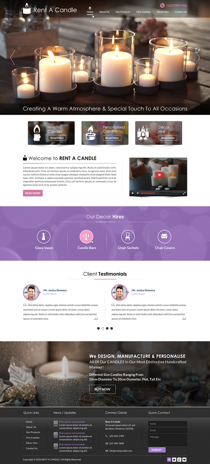 Web Design par Sbss pour ce projet | Design #10349120