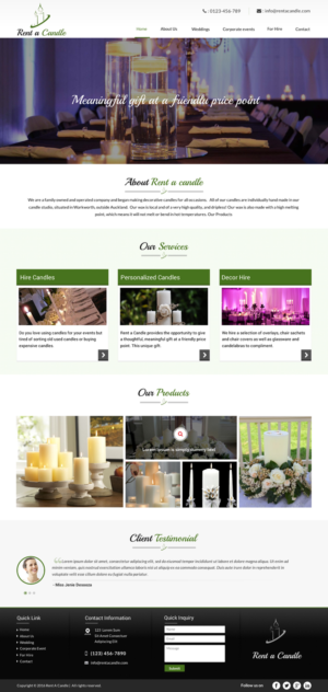 Web Design par Sbss pour ce projet | Design : #10349362