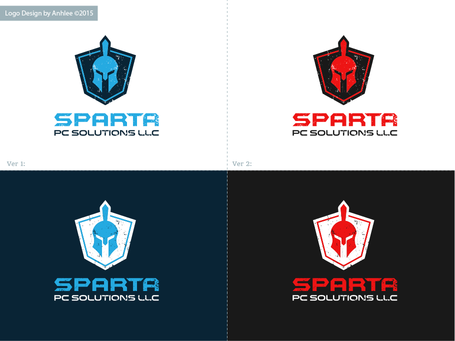 Logo Design by Anhlee for Sparta PC solutions | Design #10480035