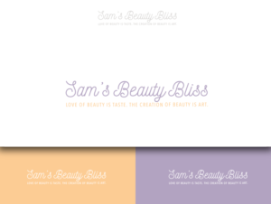 Logo Design by wonderland for Sam's Beauty Bliss | Design: #10311012