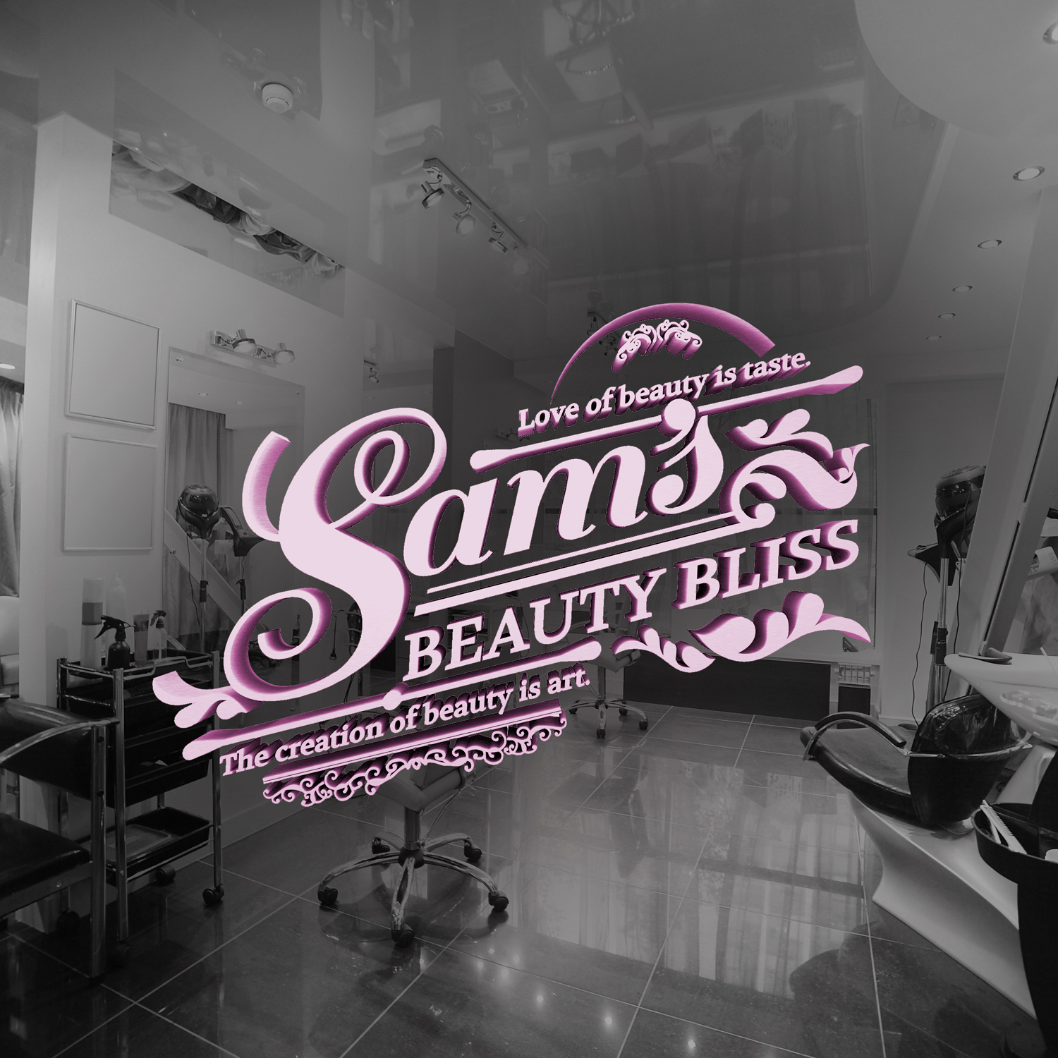 Diseño de Logo por Rick Blaine para Sam's Beauty Bliss | Diseño #10359011