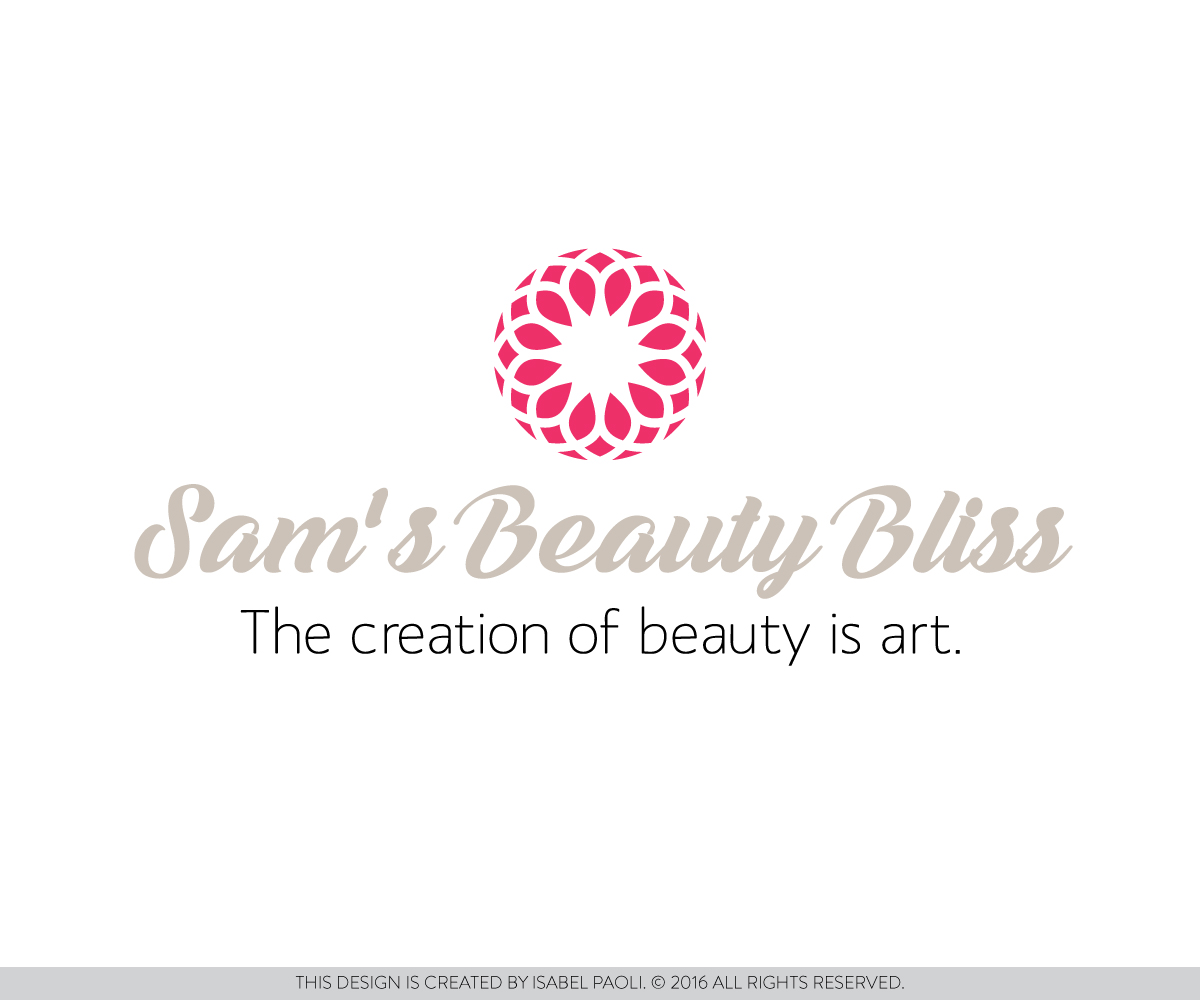 Logo Design by isabel.paoli for Sam's Beauty Bliss | Design #10312809