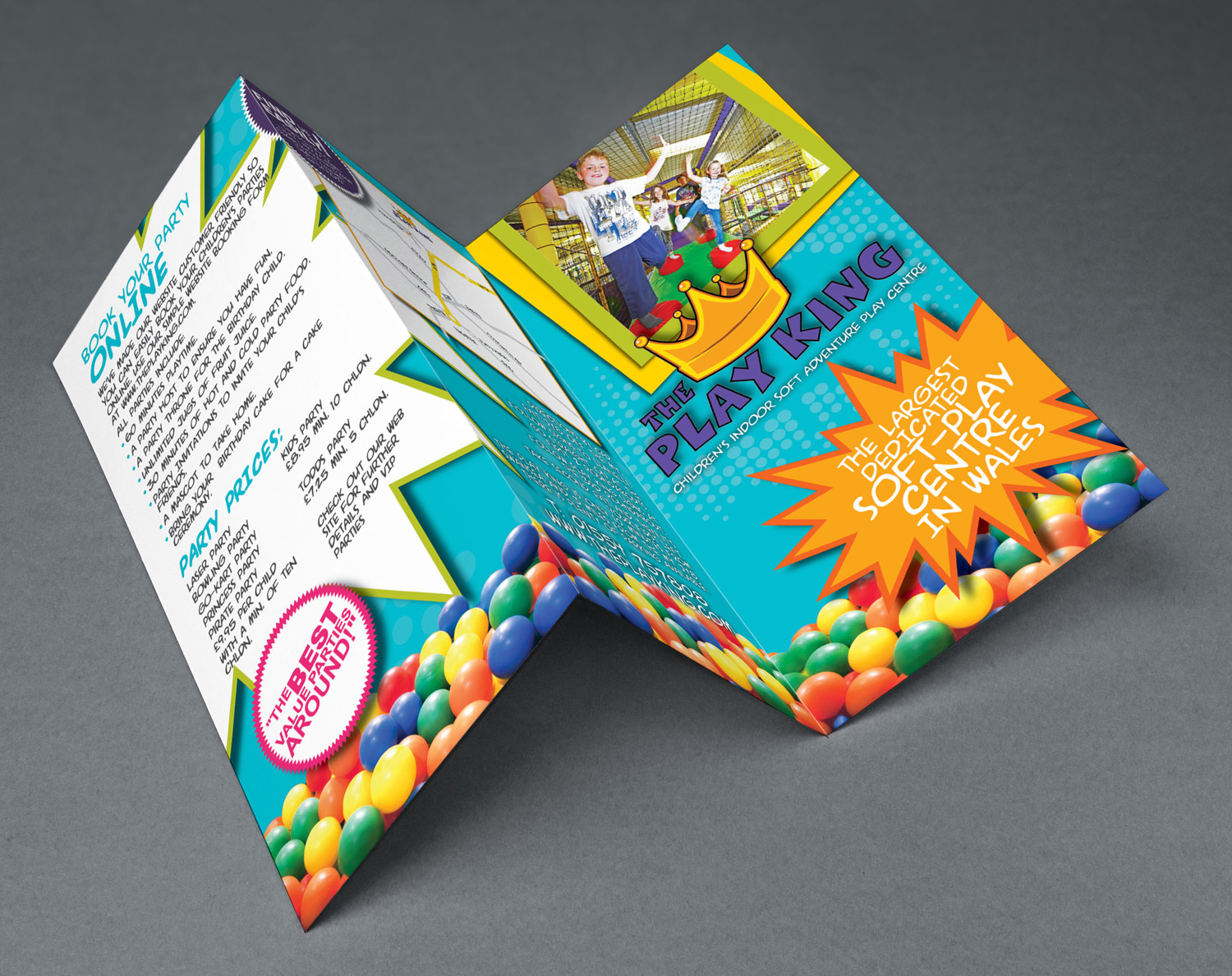 Flyer Design by ignuscampher for Eddies Play Ltd - The Play KIng | Design #10323617