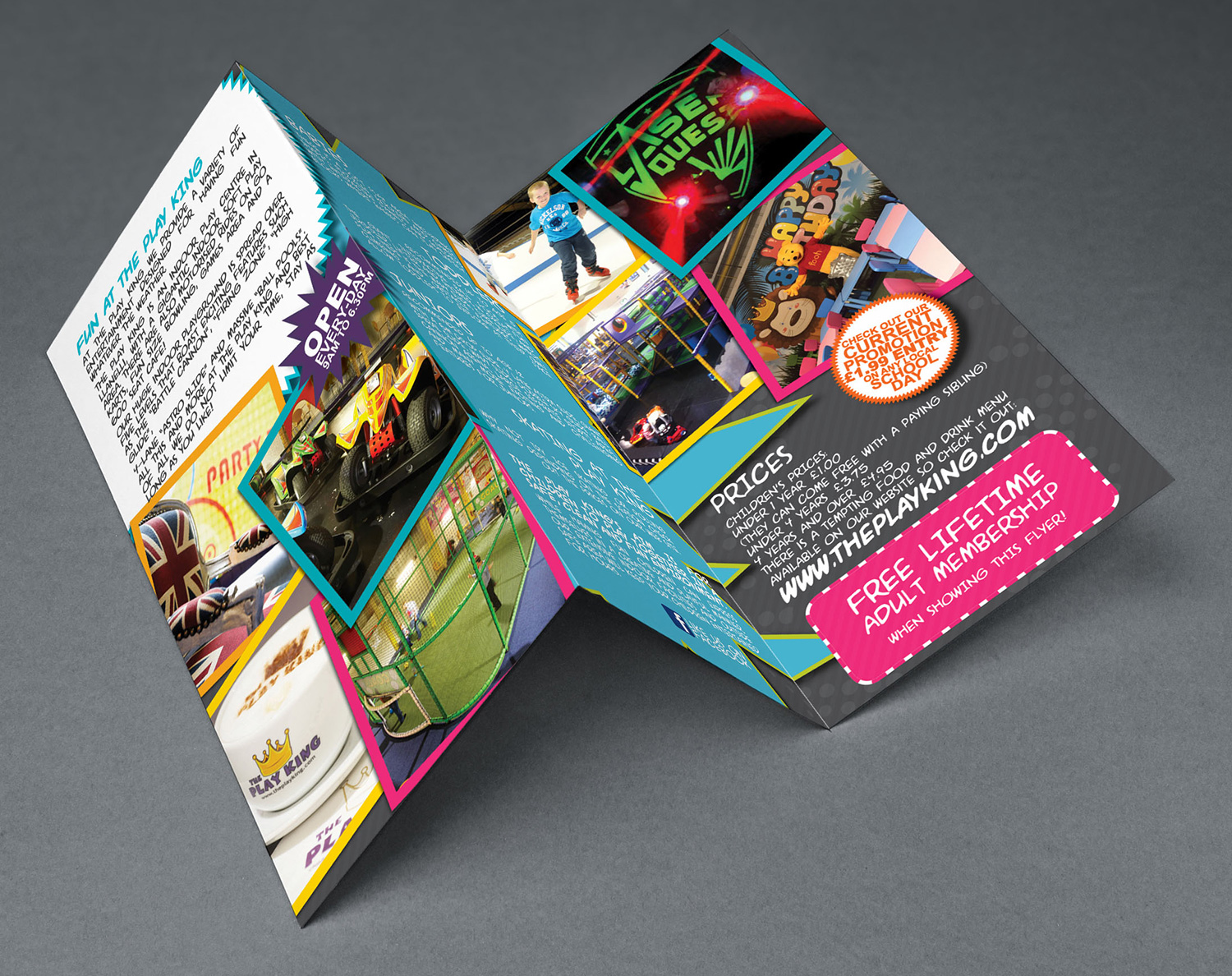 Flyer Design by ignuscampher for Eddies Play Ltd - The Play KIng | Design #10323618