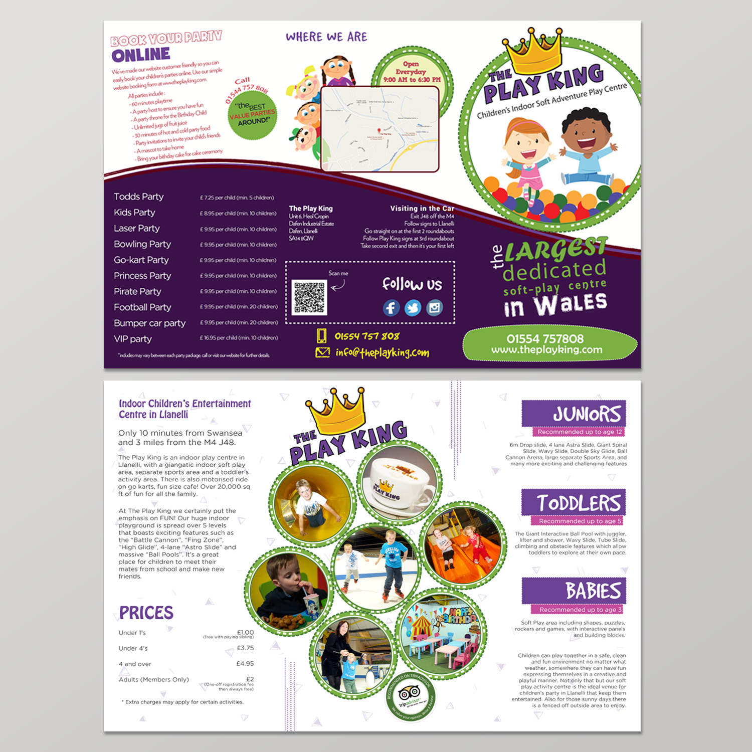 Flyer Design by Pankhuri Badal for Eddies Play Ltd - The Play KIng | Design #10348671