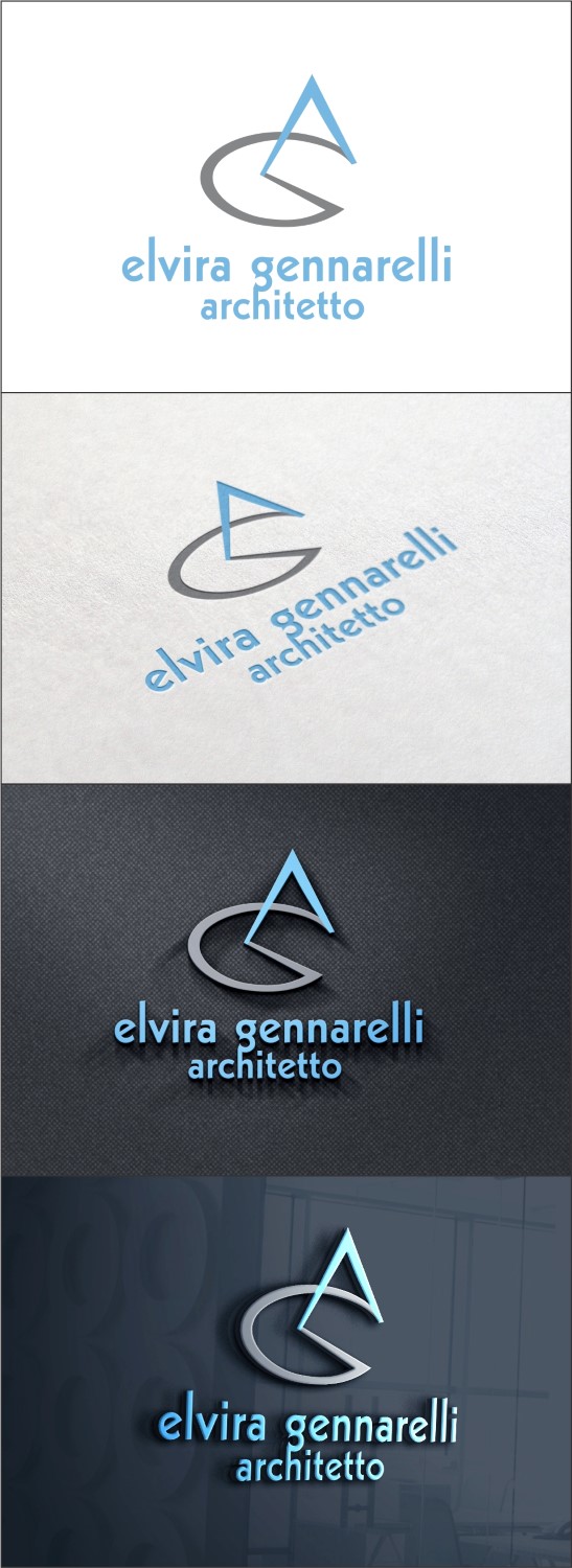 Diseño de Logo por DG para elvira gennarelli architetto | Diseño #10326253