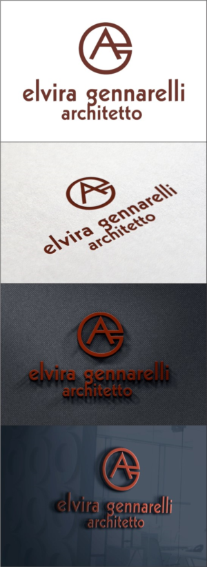 Diseño de Logo por DG para elvira gennarelli architetto | Diseño: #10326254