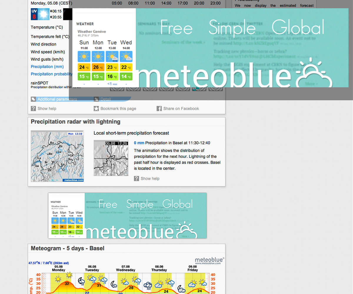 Banner-Design von koregg für meteoblue AG | Design #2203414