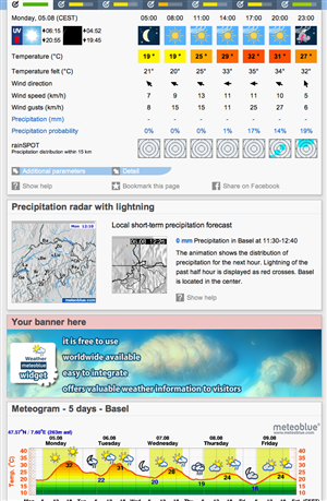 Banner-Design von SeXtreme für meteoblue AG | Design: #2206515