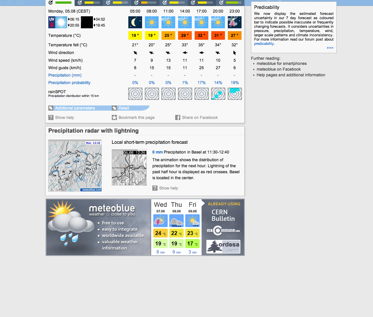 Banner-Design von yadunath für meteoblue AG | Design #2182251