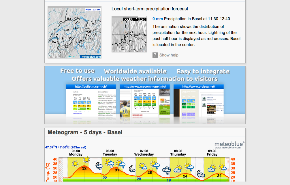 Banner Ad Design by Levardos for meteoblue AG | Design #2191276
