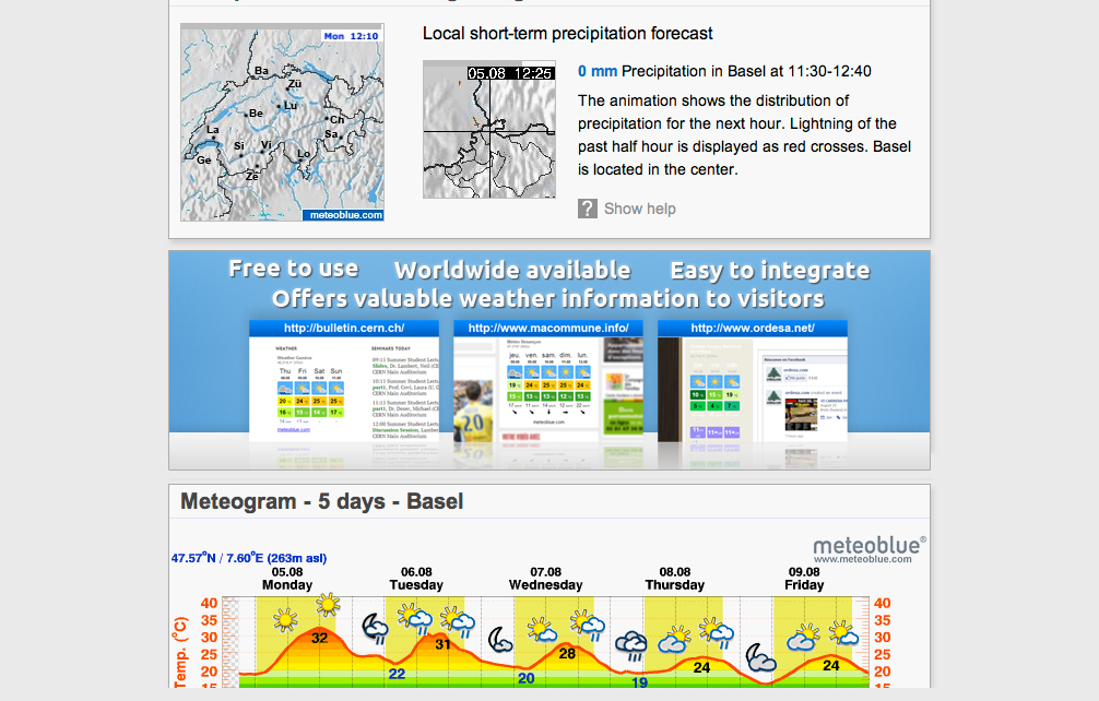 Banner Ad Design by Levardos for meteoblue AG | Design #2191280