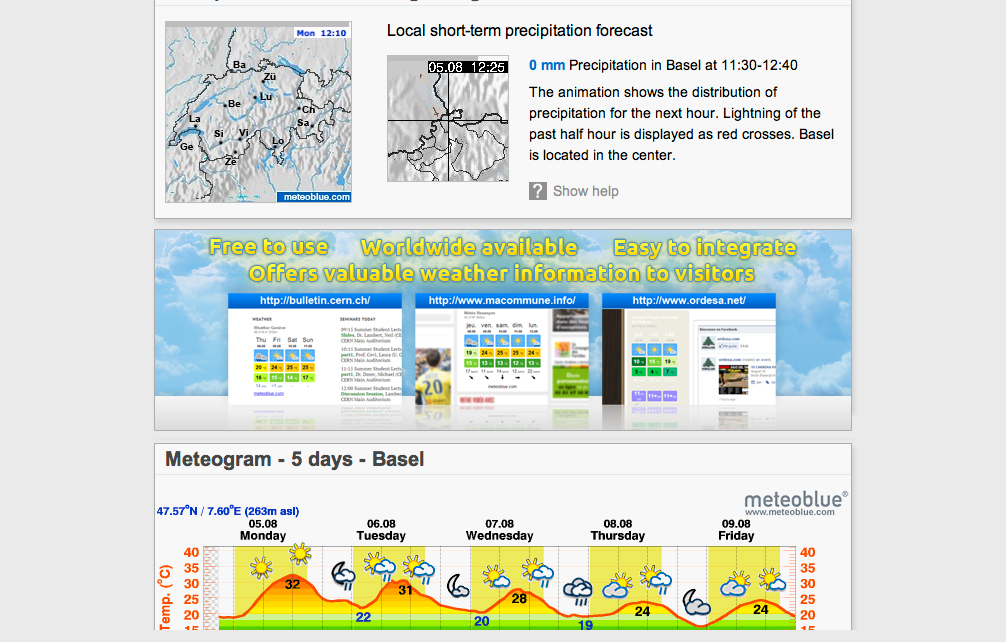 Banner-Design von Levardos für meteoblue AG | Design #2191312