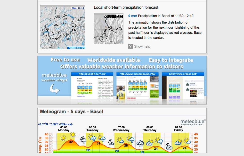 Banner Ad Design by Levardos for meteoblue AG | Design #2195129