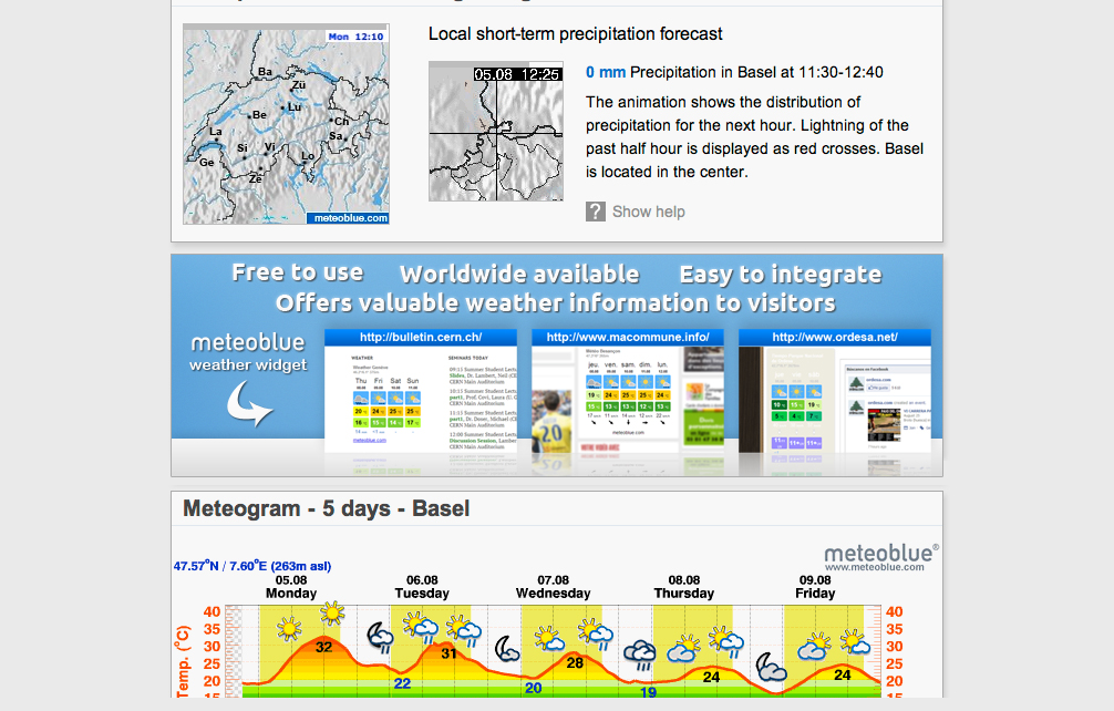 Banner Ad Design by Levardos for meteoblue AG | Design #2195132
