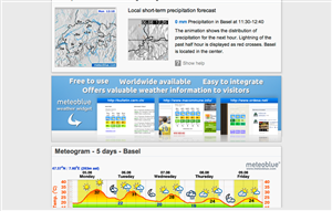 Banner Ad Design by Levardos for meteoblue AG | Design #2195132