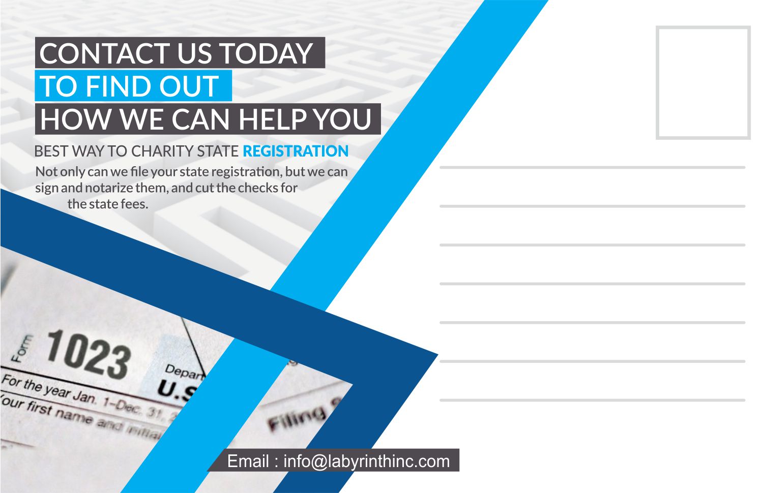 Diseño de Postal por atSIGN para Labyrinth, Inc. | Diseño #10423292