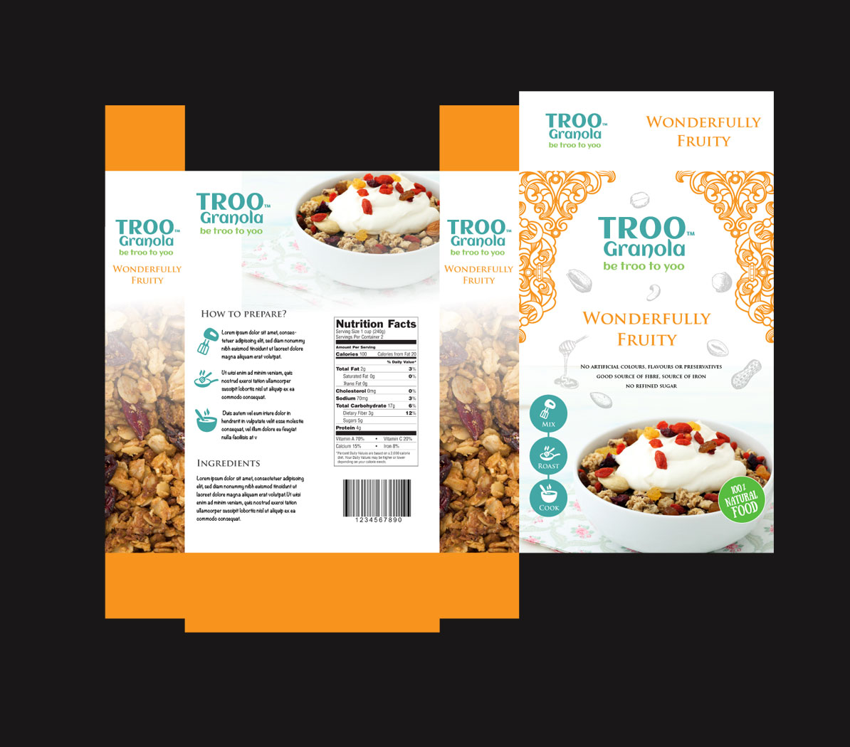 Verpackungs-Design von pivotaldesign.biz für TrooFoods Ltd | Design #10375593