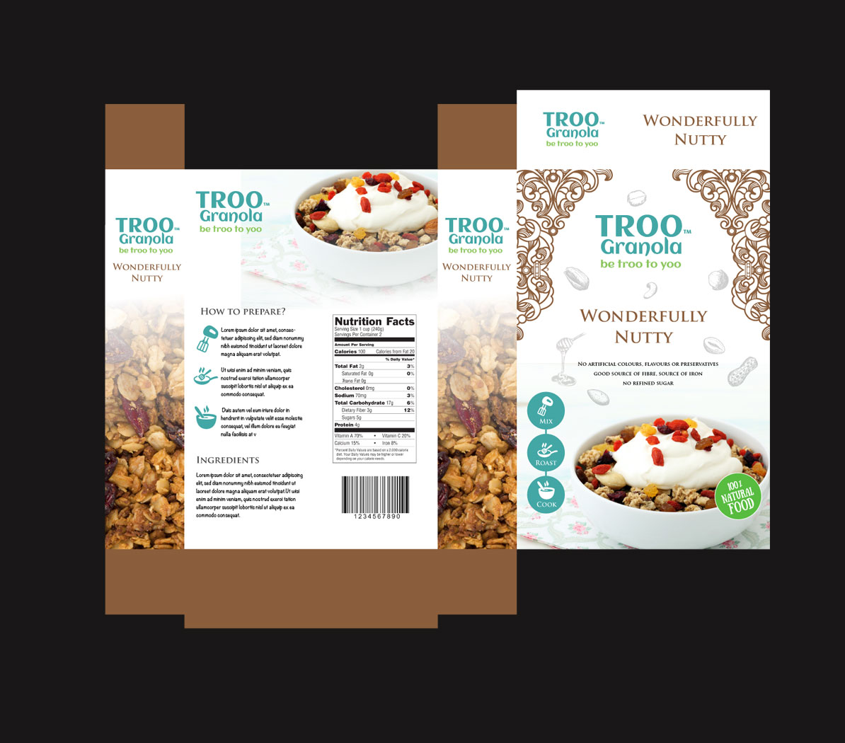 Verpackungs-Design von pivotaldesign.biz für TrooFoods Ltd | Design #10375600