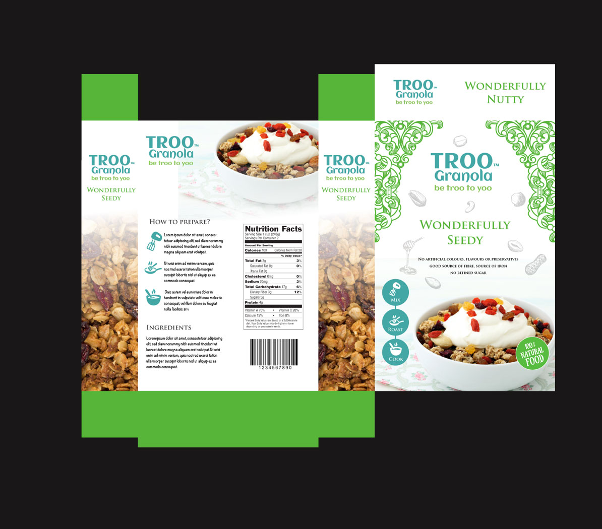 Verpackungs-Design von pivotaldesign.biz für TrooFoods Ltd | Design #10375602