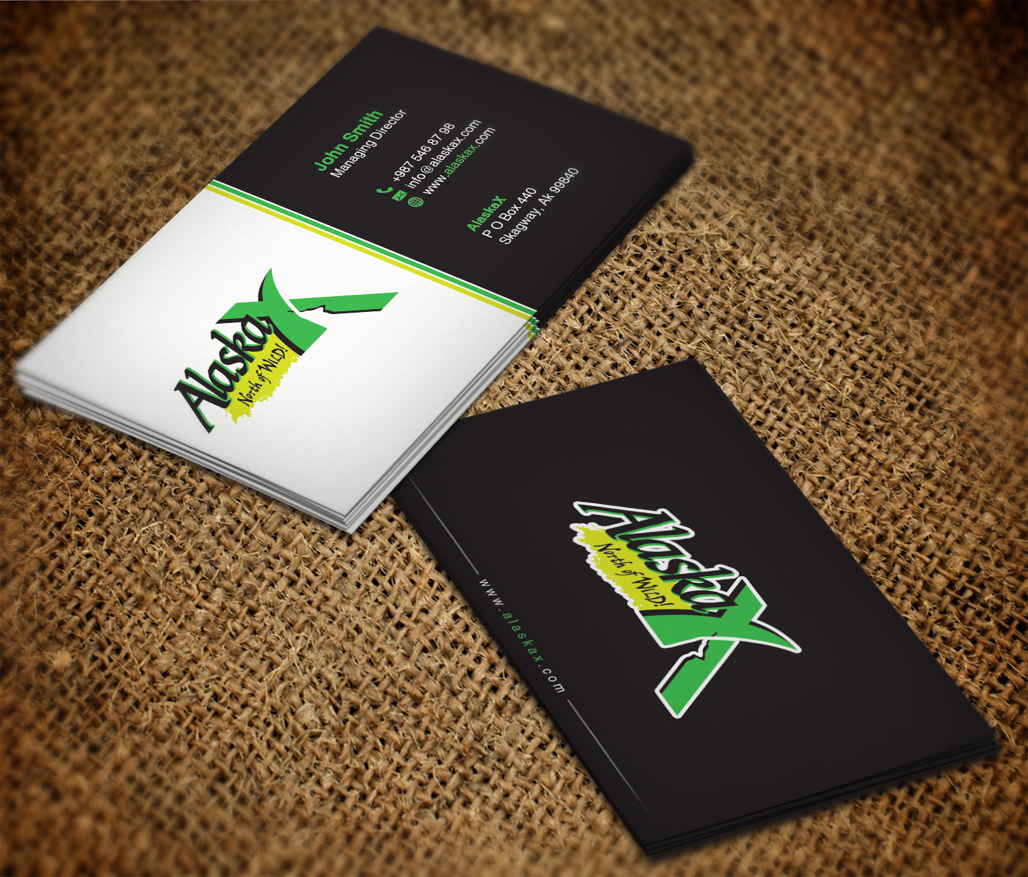 Design de Carte de Visite par WebixBD pour AlaskaX | Design #10323762