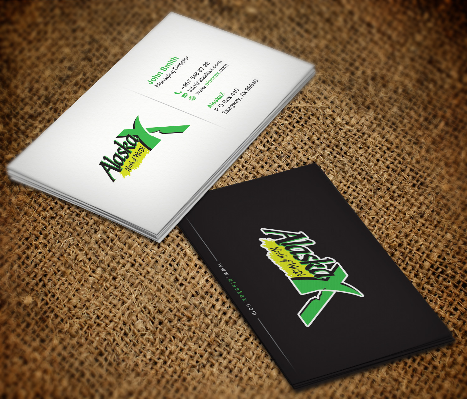 Design de Carte de Visite par WebixBD pour AlaskaX | Design #10323981
