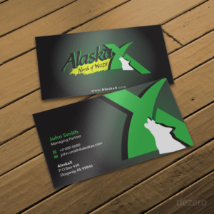 Business Card Design by Dezero for AlaskaX | Design: #10344558