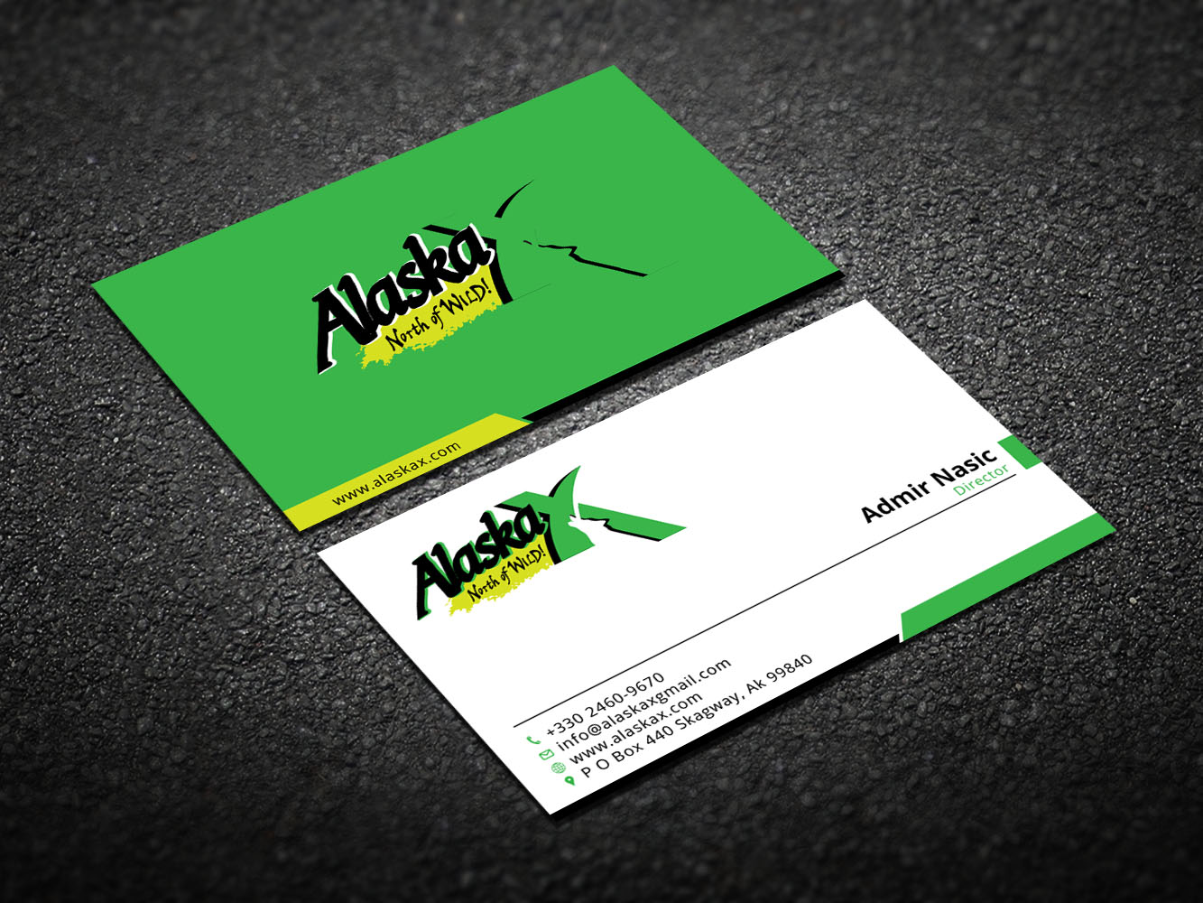 Diseño de Tarjeta de Presentación por Verified artistry (Design garden) para AlaskaX | Diseño #10330602