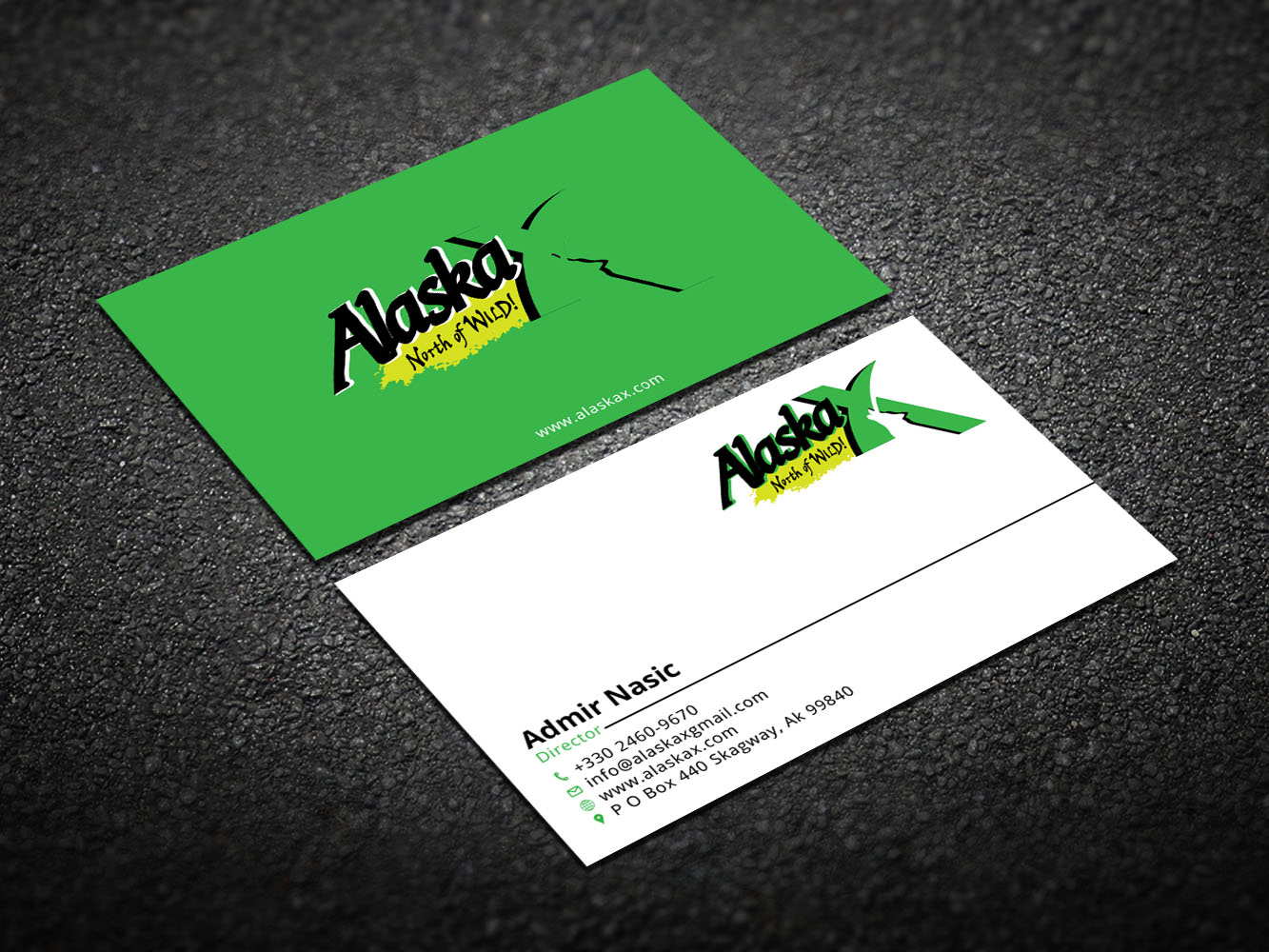 Design de Carte de Visite par Verified artistry (Design garden) pour AlaskaX | Design #10330607