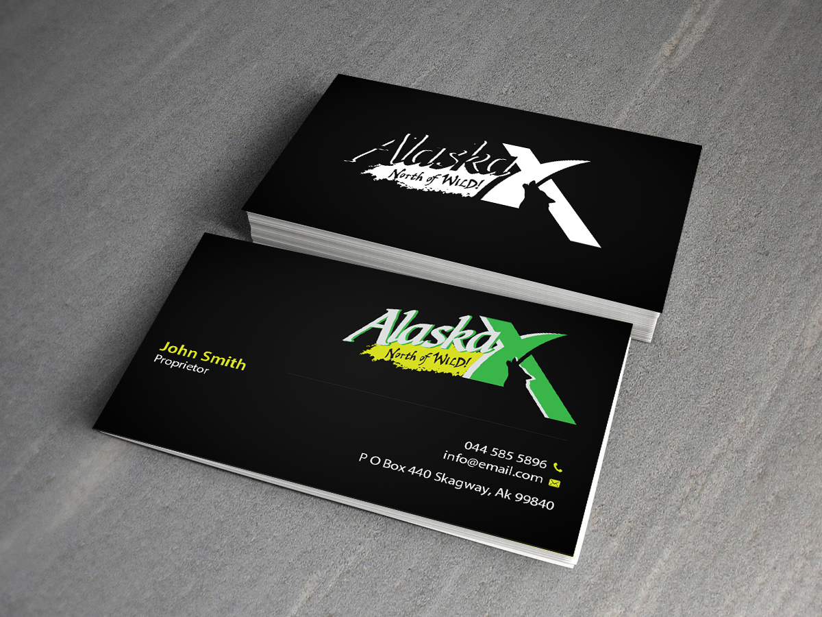 Business Card Design by Creations Box 2015 for AlaskaX | Design #10331731