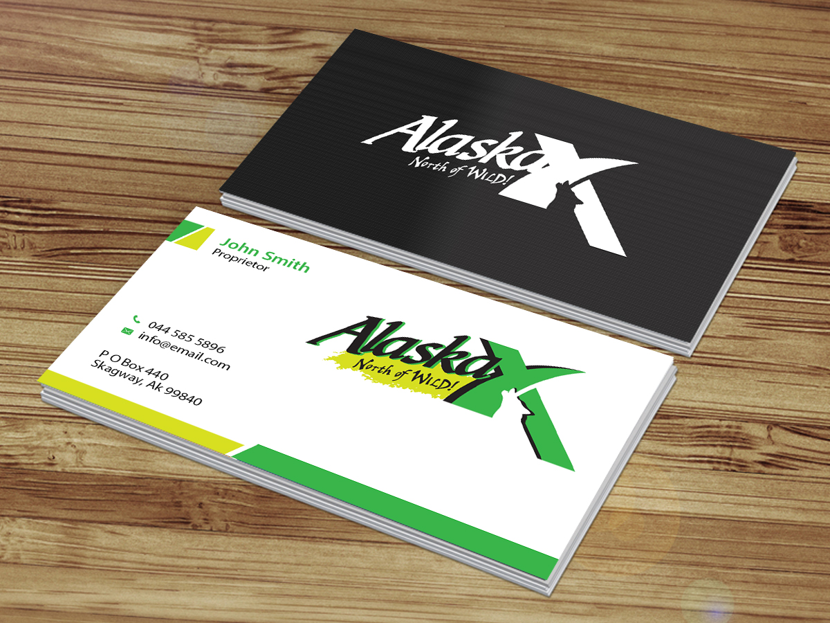 Visitenkarten-Design von Creations Box 2015 für AlaskaX | Design #10331738